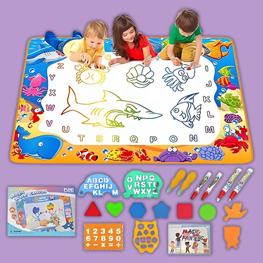 Magic Water Doodle Mat – Reusable, Mess-Free Learning for Kids with Skin friendly material