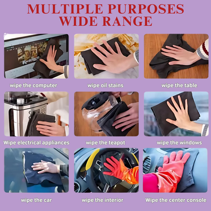 Pure Wipe Magic – Reusable Microfiber Cloths (Set of 5)