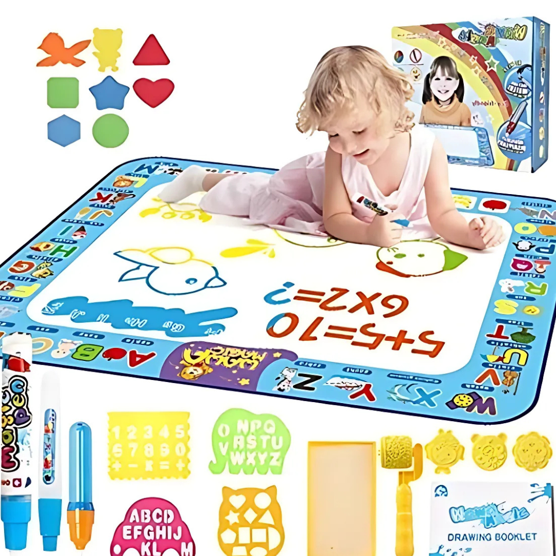 Magic Water Doodle Mat – Reusable, Mess-Free Learning for Kids with Skin friendly material