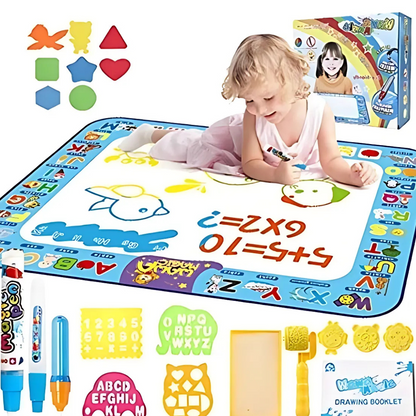 Magic Water Doodle Mat – Reusable, Mess-Free Learning for Kids with Skin friendly material